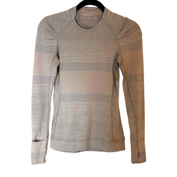 Lululemon Think Fast Long Sleeve- Long Sleeve Running Shirt- Size 2 - Picture 8 of 14